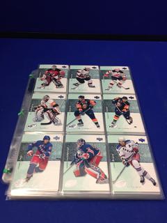 Incomplete Set of 2007-08 Upper Deck Hockey Cards.