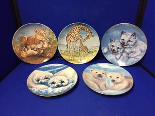 (5) Assorted Bradford Exchange Collector Plates.