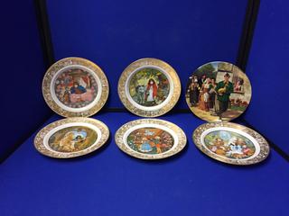 (6) Charles Gehm Collector Plates.