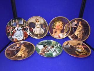 (7) Norman Rockwell Collector Plates.