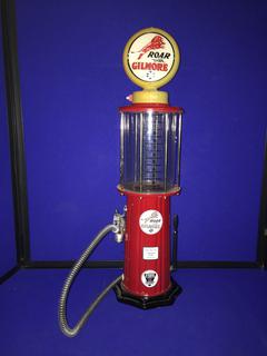 Roar Wiyth Gilmour Gas Pump Replica, 21"H.