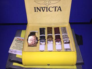 Invicta Watch Kit c/w Interchangeable Bands, Case & Reusable Bag.