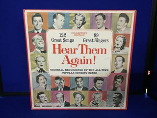 Reader's Digest "Hear Them Again" 10 Album Collection, 33's.