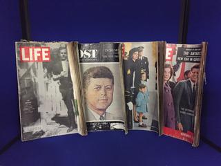 (4) 1960's Life Magazines.