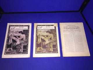 (3) 1903 Corticelli Home Needlework Magazines.