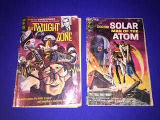 (2) Gold Key Comic Books, Twilight Zone & Doctor Solar Man of Atom.