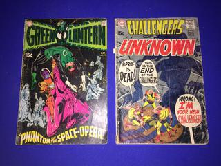 (2) Comic Books, Green Lantern & Challenger of the Unknown.