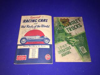 Chevy Trucks 1949 Operator's Manual & 1950 Special Racing and Hot Rods.