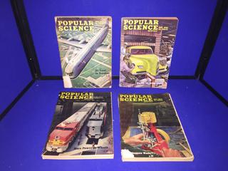 (4) 1940's Popular Science Magazines.