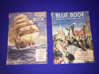 (2) 1946 Blue Book Magazines.