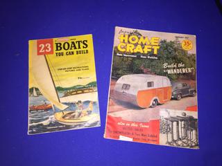 Home Craft 1947 & Boats You Can Build 1050's Magazines.