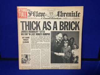 1972 Jethro Tull Thick As A Brick Album.