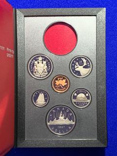 1987 Canada Proof Coin Set.