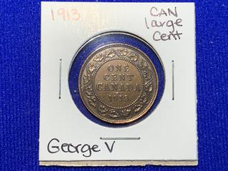 1913 Canada One Cent Large Coin.