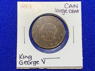 1917 Canada One Cent Large Coin.