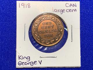 1918 Canada One Cent Large Coin.