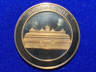 Franklin Mint Thomason Medallic Bible Bronze Medallion, # 40.