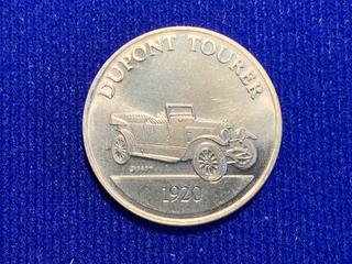 1968 Franklin Mint Sunoco Aluminum Token Series 1 "1901 White Steamer".