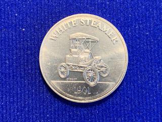 1968 Franklin Mint Sunoco Aluminum Token Series 1 "1920 Dupont Tourer".