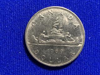 1969 Canada Silver Dollar.