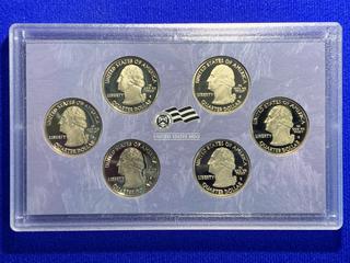 United States Mint USA Territories Quarter Dollar Coin Proof Set.