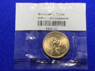 2006-P USA Sacagawea One Dollar Coin .