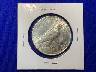 1925 USA One Dollar Silver Morgan "Peace".