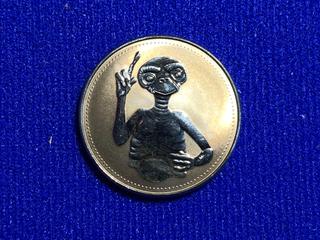 2002 E.T. The Extra-Terrestrial Medallion.