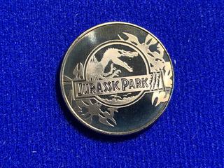 2001 Jurassic Park III Medallion "Jurassic Park III Logo".