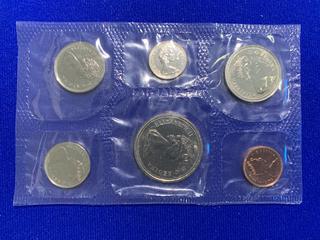 1977 Canada Uncirculated Coin Set.