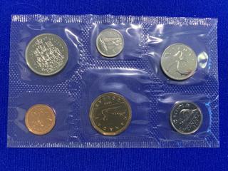 1990 Canada Uncirculated Coin Set.