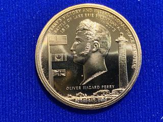 2013 Moonlight Mint Brass Token "Battle of Lake Erie Bicentennial".