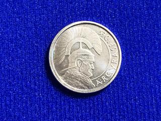 2014 Silver Shield 1/10 .999 Fine Silver Token.