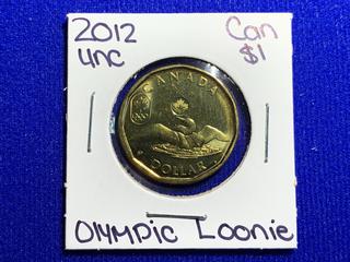 2012 Canada One Dollar Uncirculated Coin "Olympic Loonie".