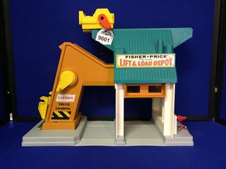 Fisher Price Lift & Load Depot Toy.