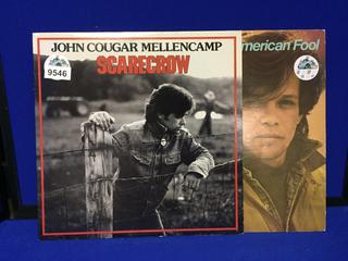 John Cougar Mellencamp "Scarecrow" & "American Fool" Records.