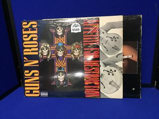 Assorted Records. Guns N' Roses, Ted Nugent, Maidcats.