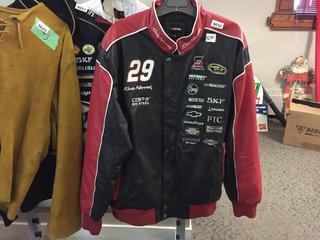 NASCAR Racing #29 Kevin Harwick Bomber Style Jacket.