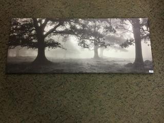 Large Misty Trees Print.