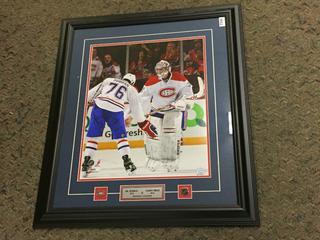 P.K. Subban & Carey Price Framed Photograph.