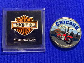 Harley Davidson Challenge Medallion "Chicago, Illinois".