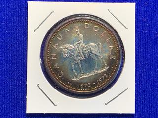 1973 Canada Silver Dollar "RCMP 100th Anniversary".