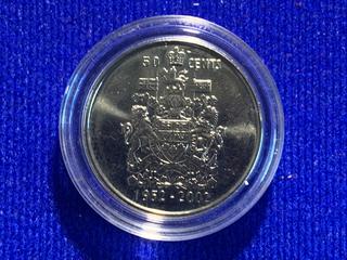 2004 Canada Fifty Cent Coin "Golden Jubilee".