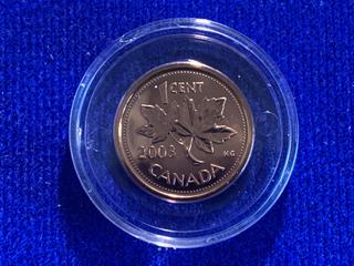 2003 Canada One Cent Coin.