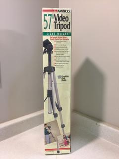 57" Ambico Video Tripod.