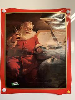 Coca Cola Santa Poster.