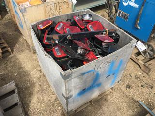 Crate of Assorted Tail Lights.