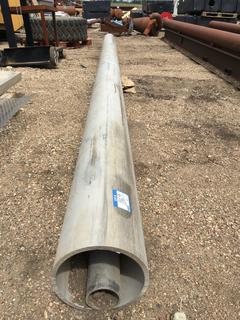 1/2"x10"x257" Stainless Steel Pipe & (1) 237"x4" Stainless Steel Pipe.