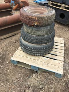 (4) Assorted Tires.