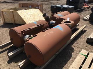 (4) 4'x20" Steel Tanks w/Vents.